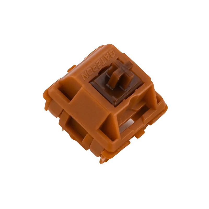 Gateron Caps V2 Tactile Switches - Gold Brown - 10 Pieces - مكبس لوحة مفاتيح